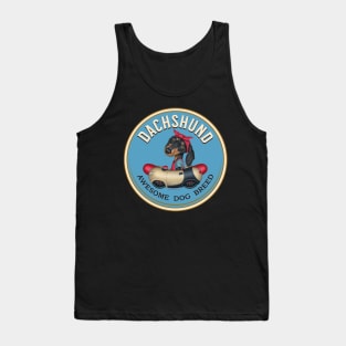 Dachshund Awesome Dog Breed Tank Top